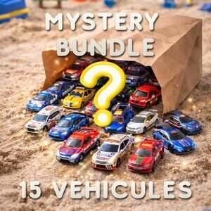 Mystery Bundle – Rally Racing Cars, Race Cars & Buggies (15 Die-Cast Vehicles)